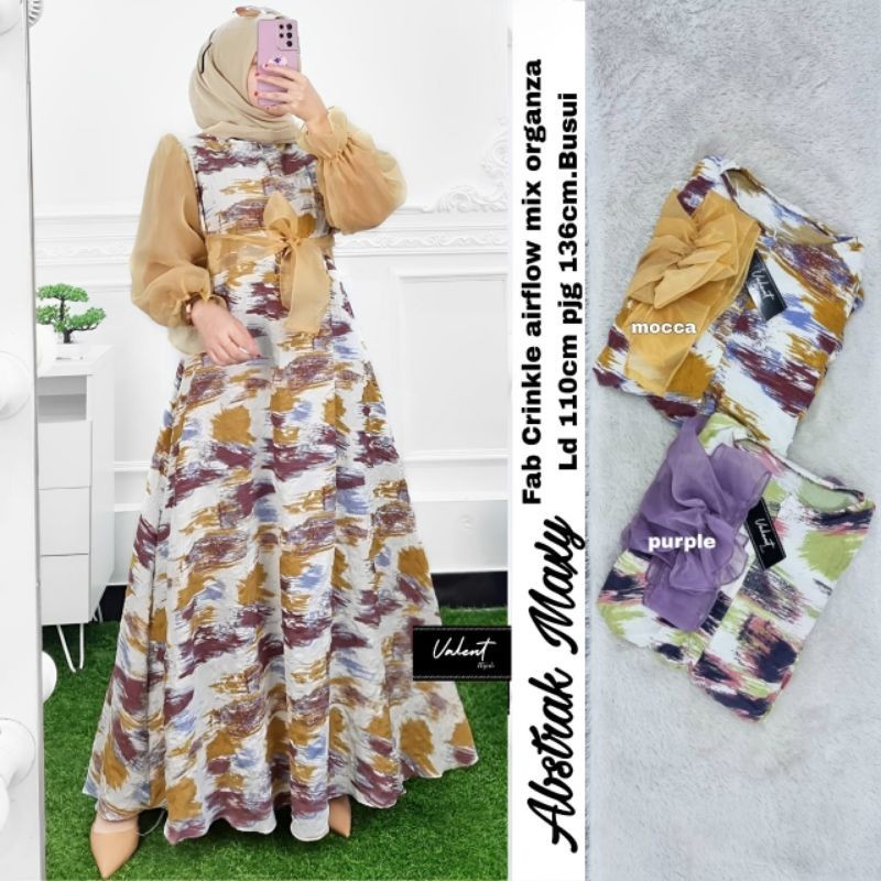 ABSTRAK MAXY DRESS BY VALENT SOLO