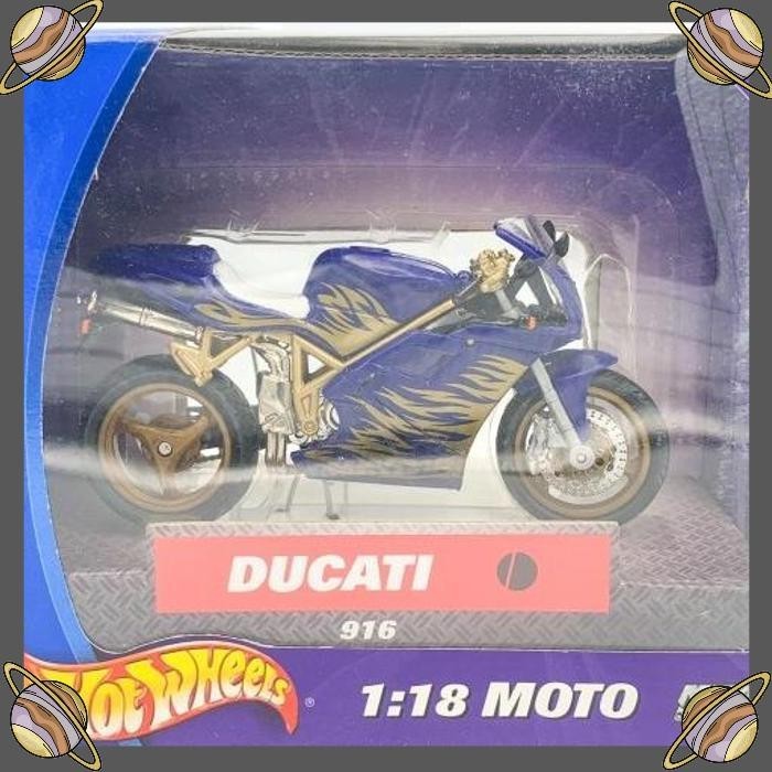 [JOE] SCALE 18 DIECAST HOTWHEELS MOTO DUCATI 916