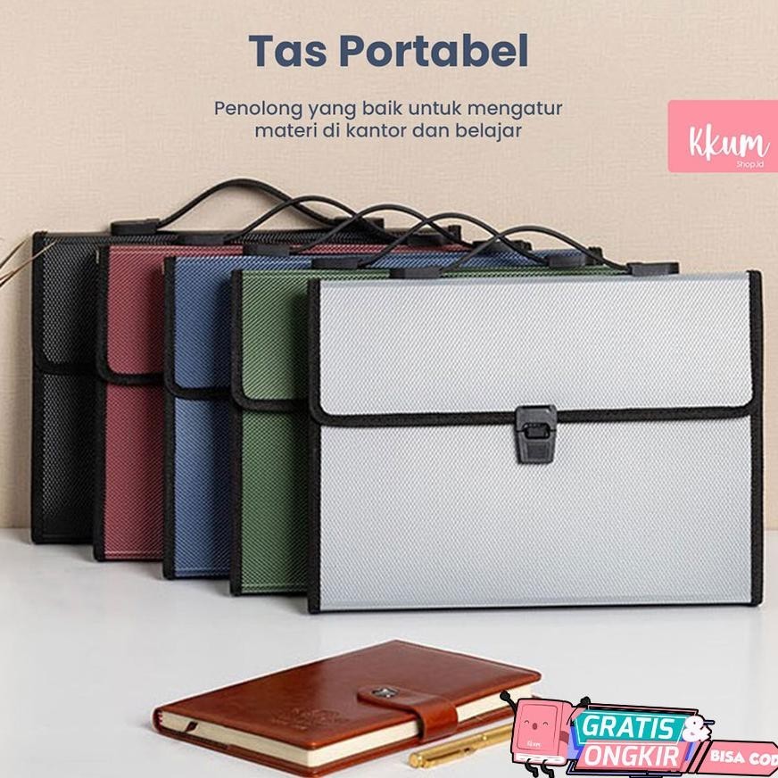 

TERLARIS DOKUMEN EXPANDING FILE A4/ MAP HARMONIKA/ 13 SEKAT FILE DOKUMEN PP PROMO