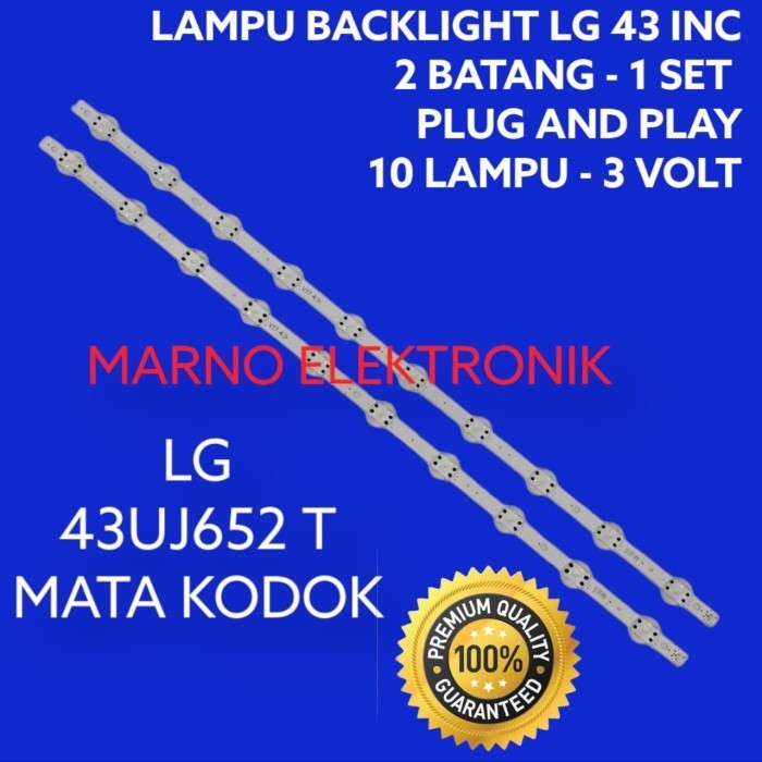 Backlight Tv Lg 43Uj652T Bl 43Uj652 Lampu Led Lg 43Uj652 Best