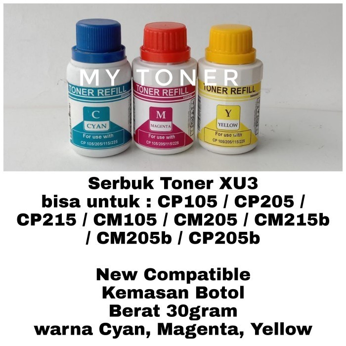 Serbuk Toner Cm105 Cp105 Cp205Fw Cm205Fw Cp205B Cp105B Cm205B Cmy Best
