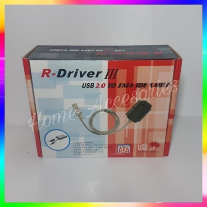 Konverter Kabel Data Usb 2.0 To Sata / Esata / Ide Cable Grc-Sata-2352 Best