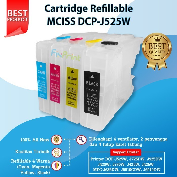 Cartridge Refillable Lc12 Lc17 Lc71 Lc73 Lc75 Lc77 Pendek Best