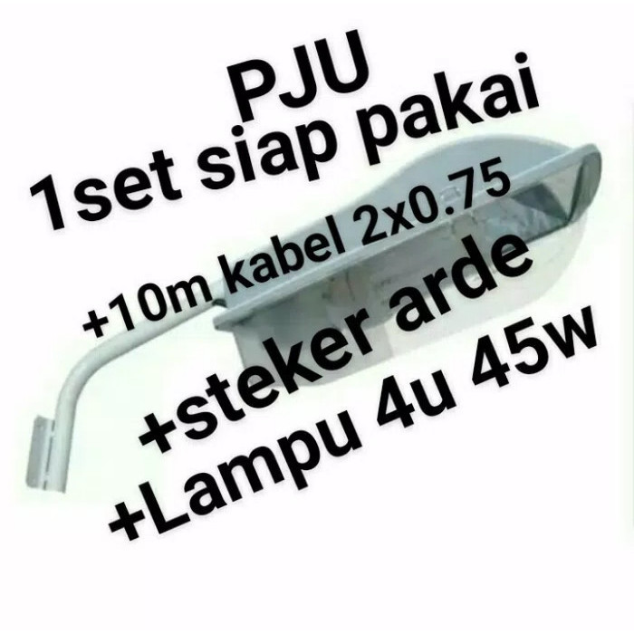Lampu Jalan Kap Pju Set Lampu 45W/Lampu Penerangan/Box Lampu Pju Set Best