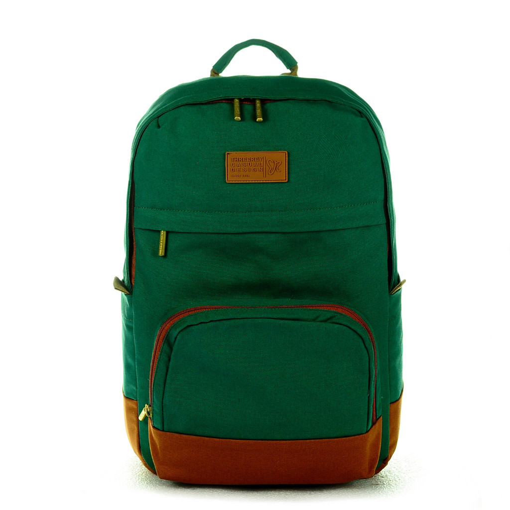 [BEAUTY LR COLLECTION] Threerey Backpack, Tas Ransel - Tas Punggung, tas kanvas, canvas bag BALIAN