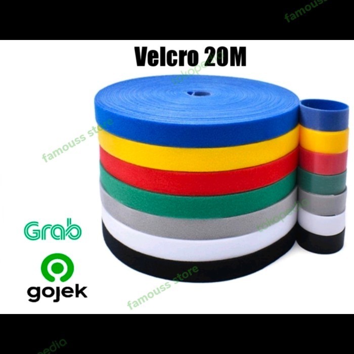 

Cable Strap Velcro Organizer Pengikat Kabel 2 Cm (20M) Best