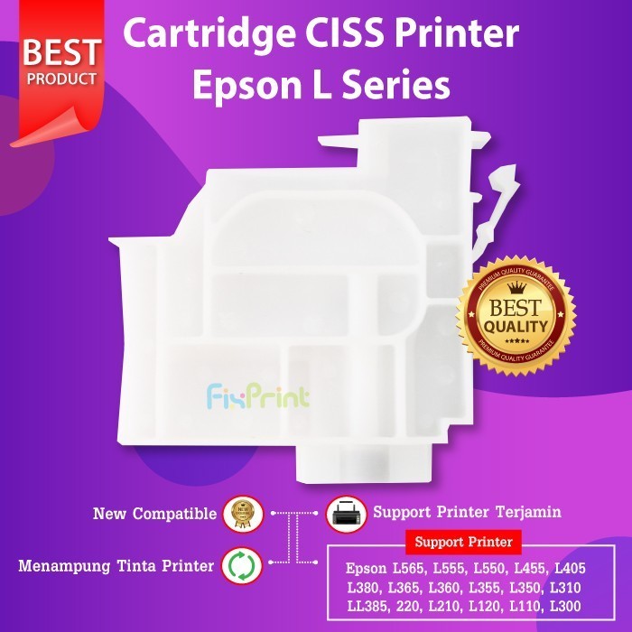 Cartridge Ciss Infus Epson L355 L360 L365 Printer L380 L385 L405 L455 Best