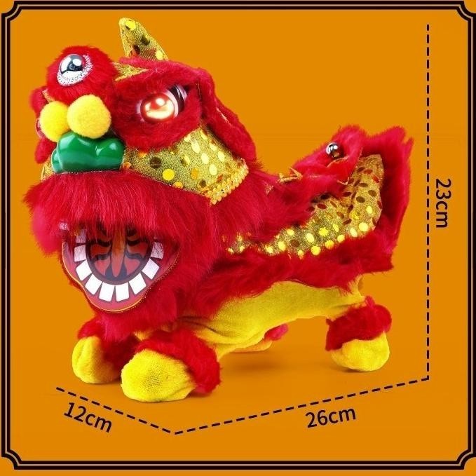 

Lion Dance Musik Mainan Barongsai Kado Naga Imlek Murah Souvenir 2024 Pengiriman Cepat