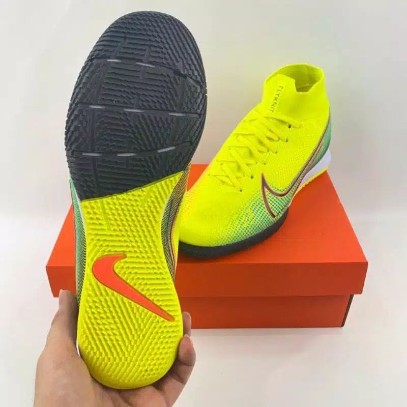 [MAD SPORT] Sepatu Futsal Nike Mercurial Superfly 7 Elite Lemon Venom Green IC