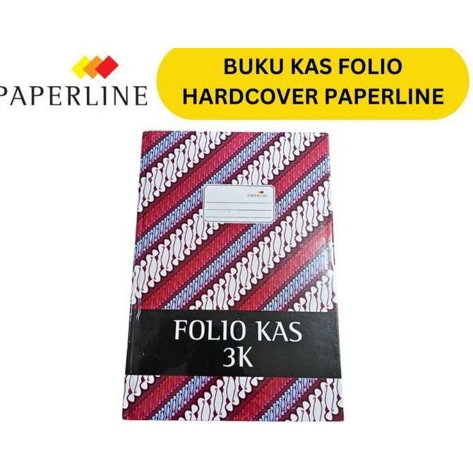 

BUKU KAS HARD COVER FOLIO BESAR PAPERLINE 100 LEMBAR / DEBIT KREDIT