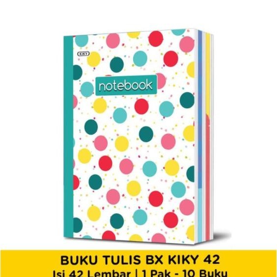 

(10Pcs) BUKU TULIS KIKY BOXY 42 LEMBAR / NOTEBOOK B5