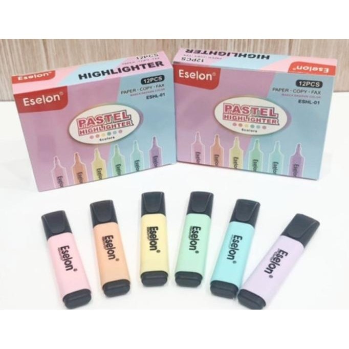

(12pc) HIGHLIGHTER / STABIILO PASTEL / PENANDA MURAH WARNA WARNI