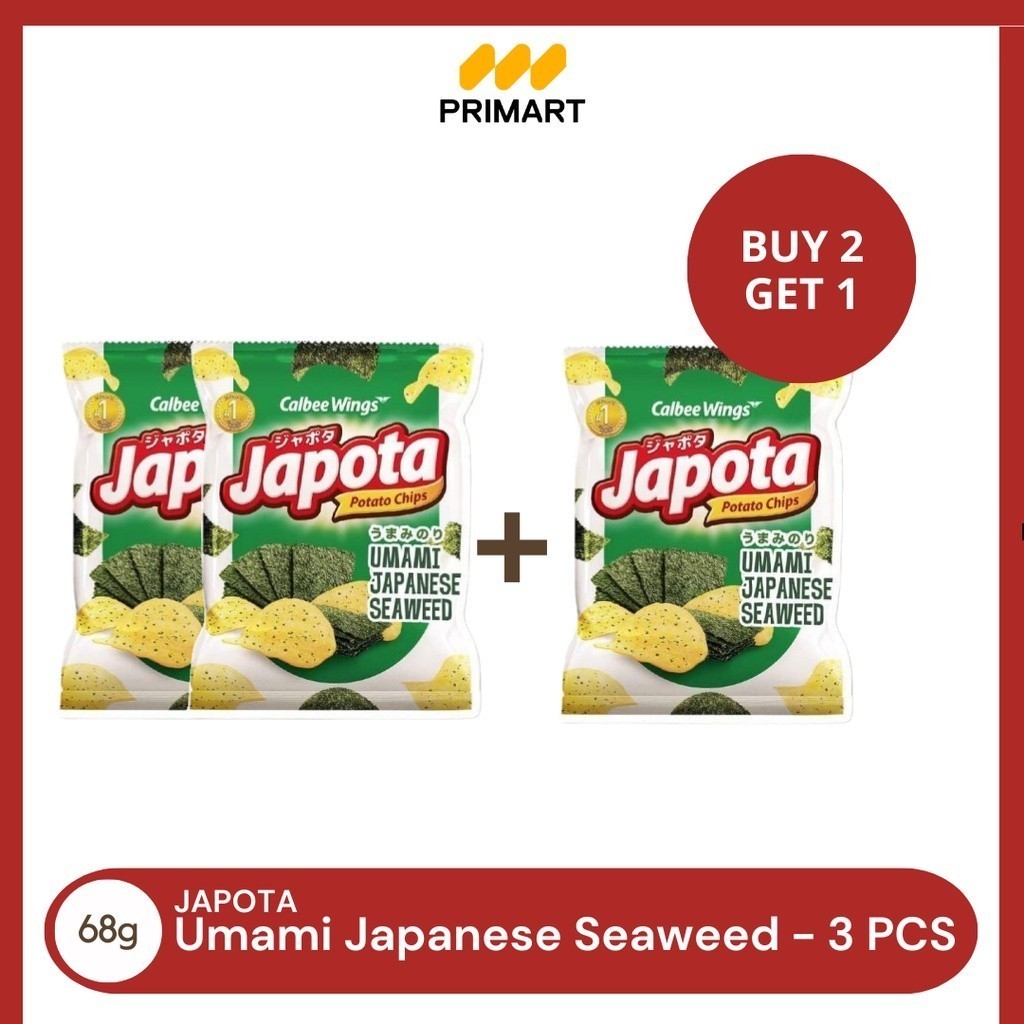 

Japota Seaweed Snack Kentang 68gr Buy 2 Get 1 Free