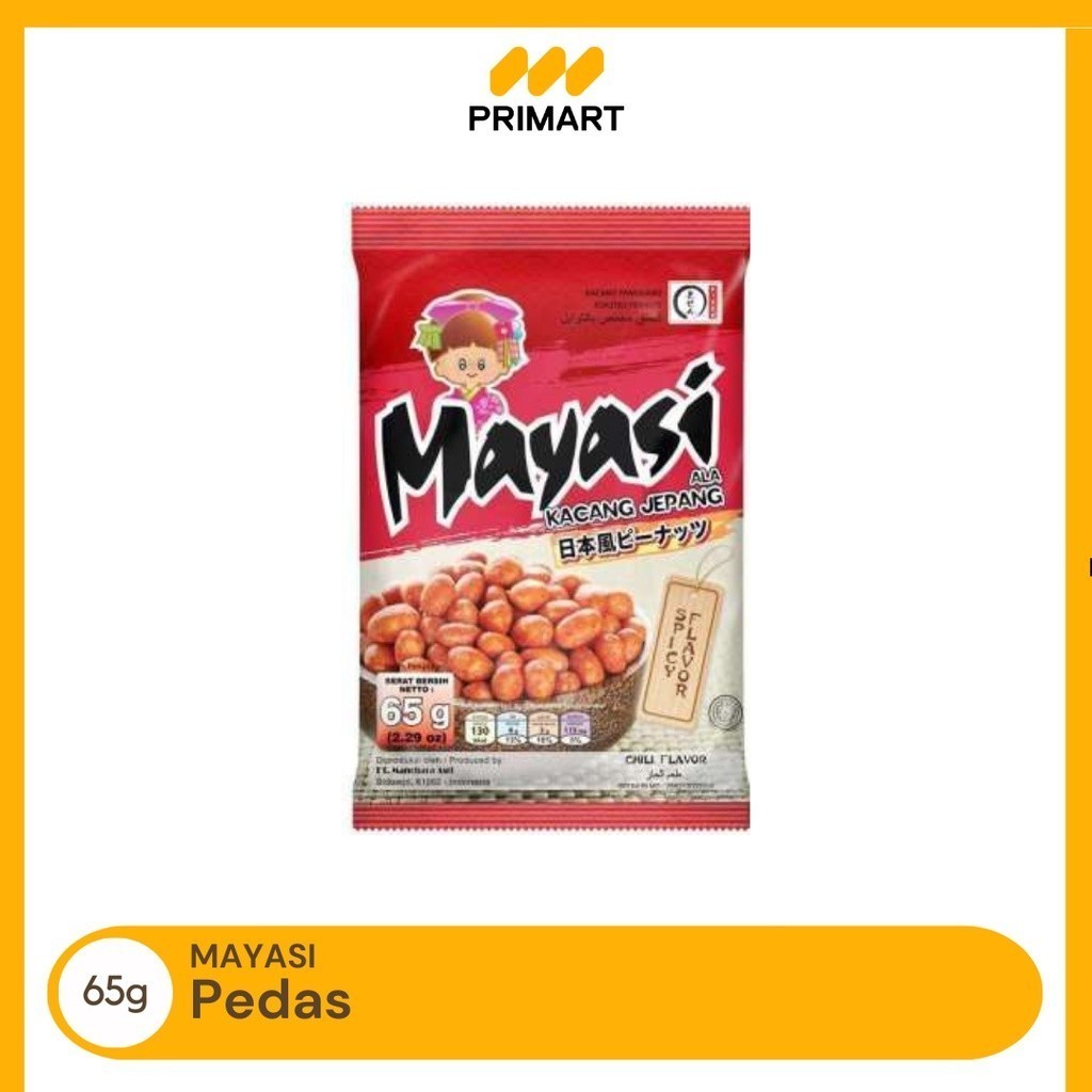 

Mayasi Pedas Kacang Jepang 65gr