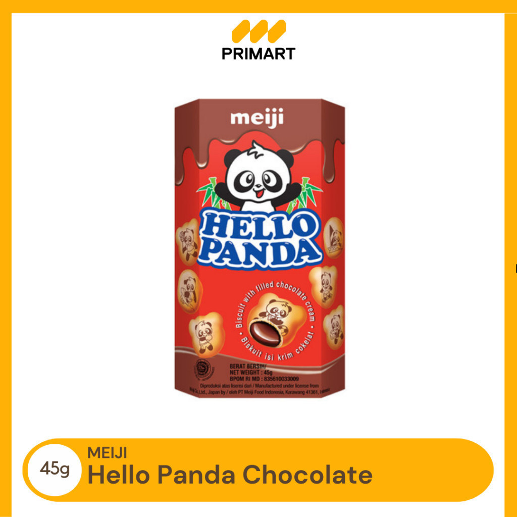 

Meiji Hello Panda Chocolate Biskuit Bersalut 45gr