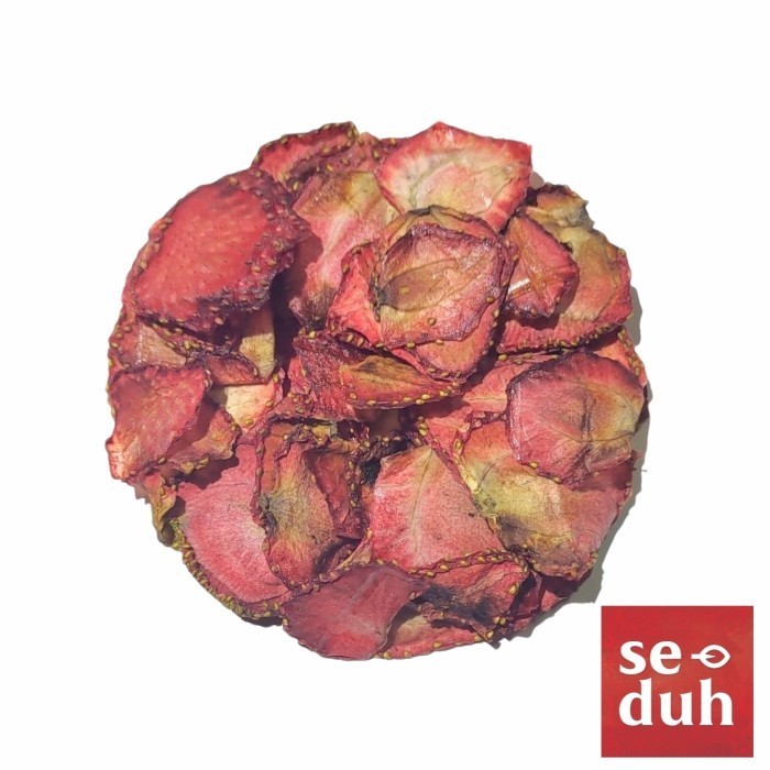 

Mazin - Dehydrated Dried Strawberry Fruit / Buah Stroberi Kering 250 Gram