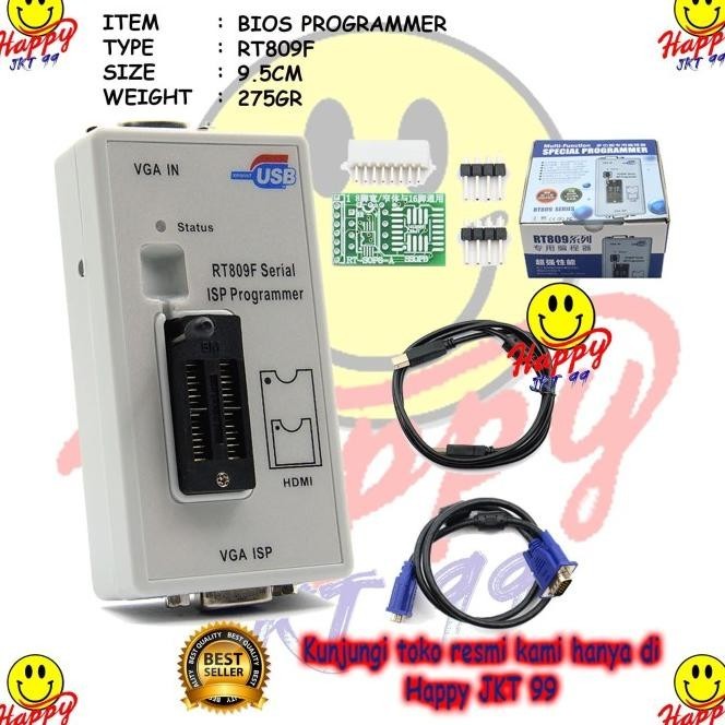 Alat Flash Ic Bios Eprom Profesional Rt809 Rt809F Original Auto Deteck