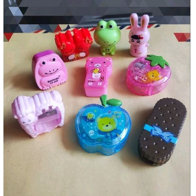 

rautan/serutan/orotan/sharpener karakter lucu RANDOM C3