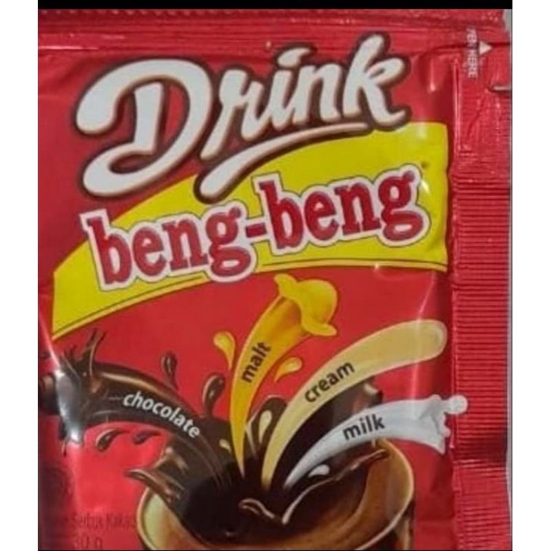 

Beng beng drink 1 renceng isi 10 sachet