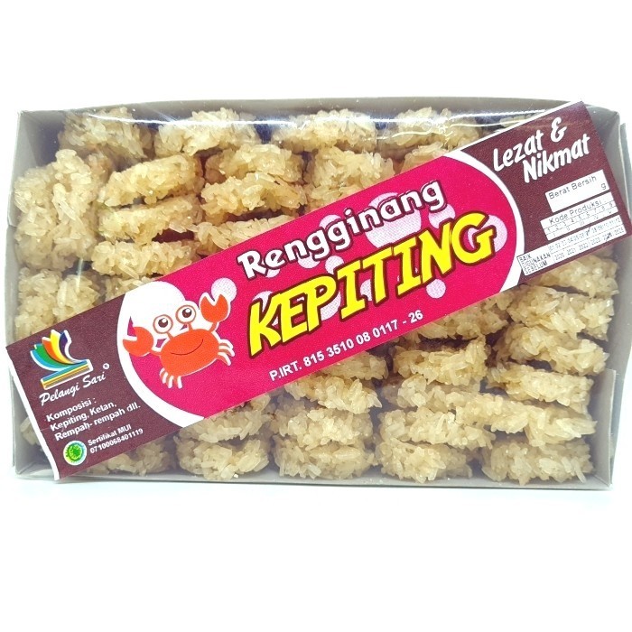 

><><><] PELANGI SARI RENGGINANG RASA KEPITING 450g MENTAH KHAS BANYUWANGI