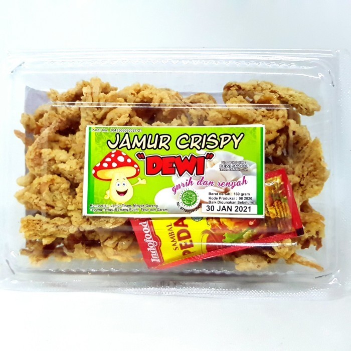 

Ready oke] DEWI JAMUR CRISPY 160gr KERIPIK KRIPIK GORENG ASLI MURAH ENAK KHAS