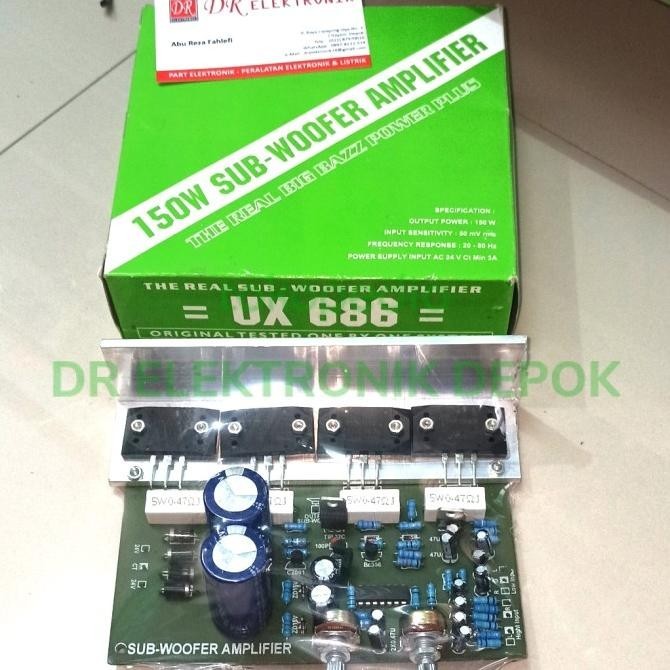 Subwoofer 150w 150Watt Sanken Transistor 2SA1216 2SC2922 hanaya UX 686 dre3 Ayo Order
