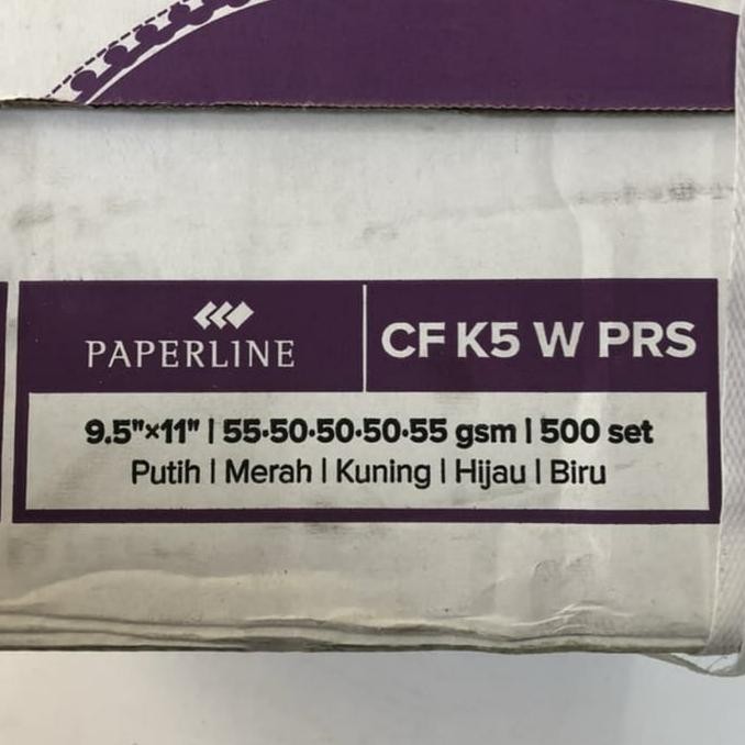 

continous form 5 ply 9 1/2 x 11 : 2 prs paperline