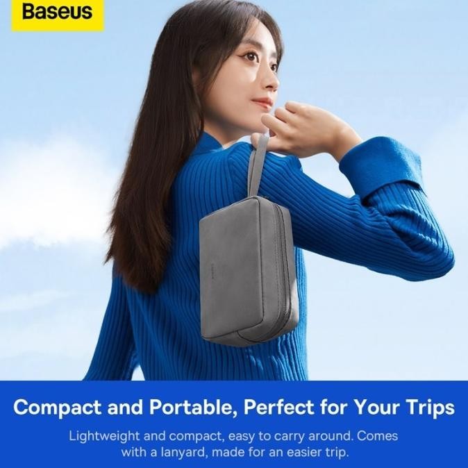 Baseus Pouch Storage Tas Travel Gadged Organizer Multifungsi Bag