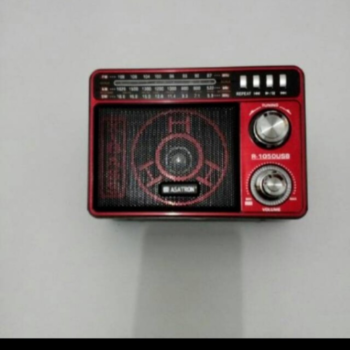 ready SPEAKER RADIO ASATRON R1050 R-1050 R 1050 USB PORTABLE AM FM SW