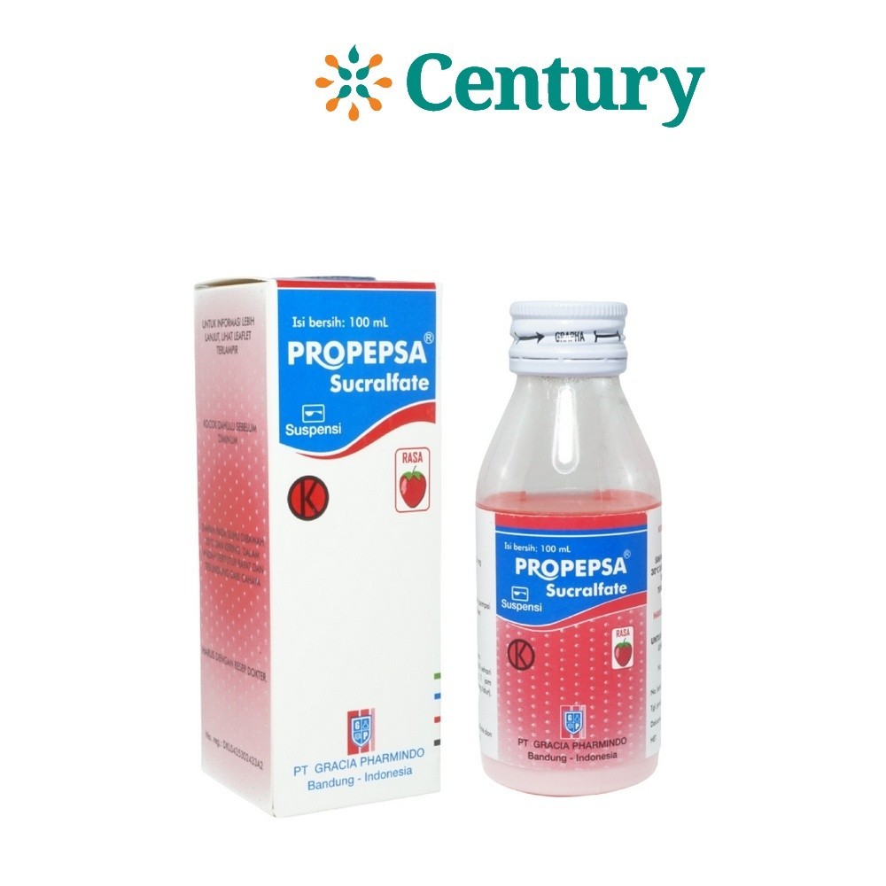 PROPEPSA SYRUP 100ML / SUCRALFATE / GASTRITIS / PENCERNAAN / PELAPIS LAMBUNG / TUKAK LAMBUNG / GERD 