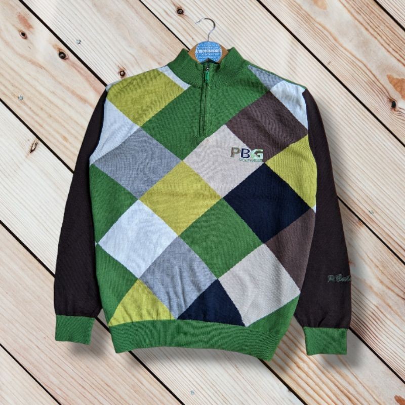 SWEATER RAJUT PIERRE BALMAIN KNITWEAR PRIA WANITA VINTAGE SWEATER SCOND