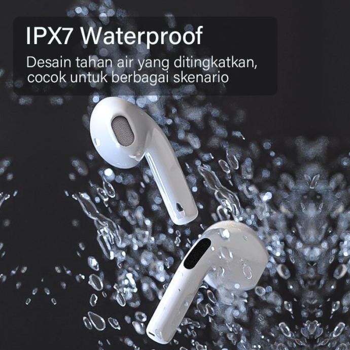 Ecle Pro 6 Tws Earphone True Wireless Earbuds Smart Touch Waterproof Gratis Ongkir