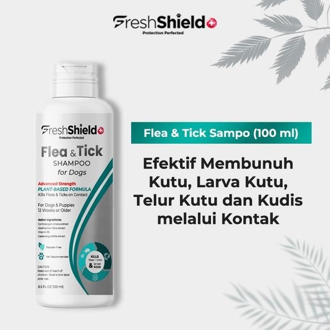 Fresh Shield+ Shampoo Kutu & Kutu Anjing - Perawatan Kutu dan Kutu
