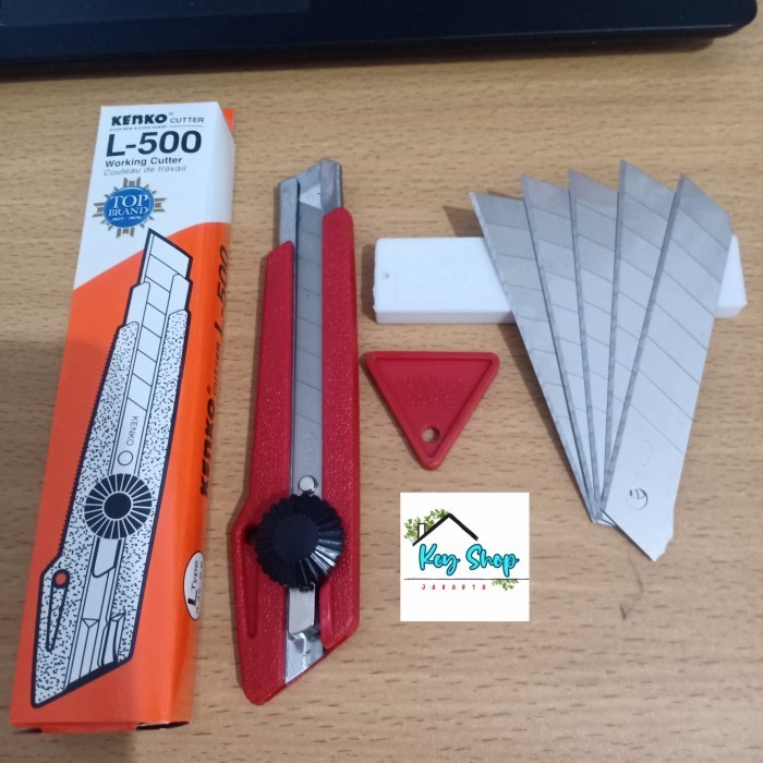 

CUTTER BESAR KENKO L500 + ISI CUTTER KENKO L150 PAKET MURAH