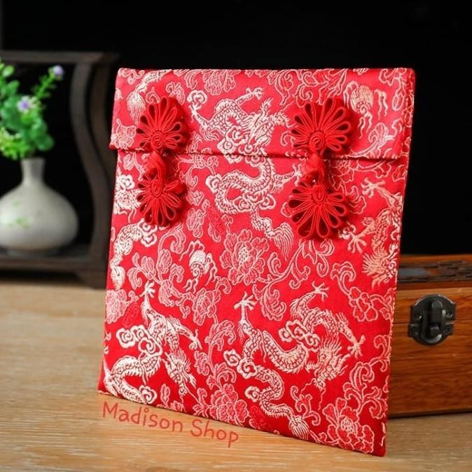 

sto Dompet Kain Imlek Angpao Jumbo Murah Ampao Kado Soevenir Amplop Kain