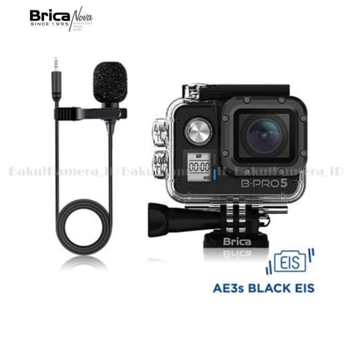 Baru Mikrofon Brica Bpro 5 Ae 2S / Bpro Ae 3S Mic External 2.5Mm Clip On Harga Khusus
