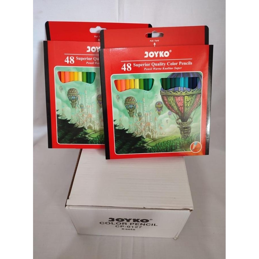 

Terjangkau - Pensil warna / Color pencils CP-48PB Joyko (48 warna) ~