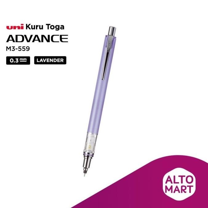 

Model Baru UNI Kuru Toga Advance Mechanical Pencil 0.3 mm Kurutoga Pensil Mekanik ~