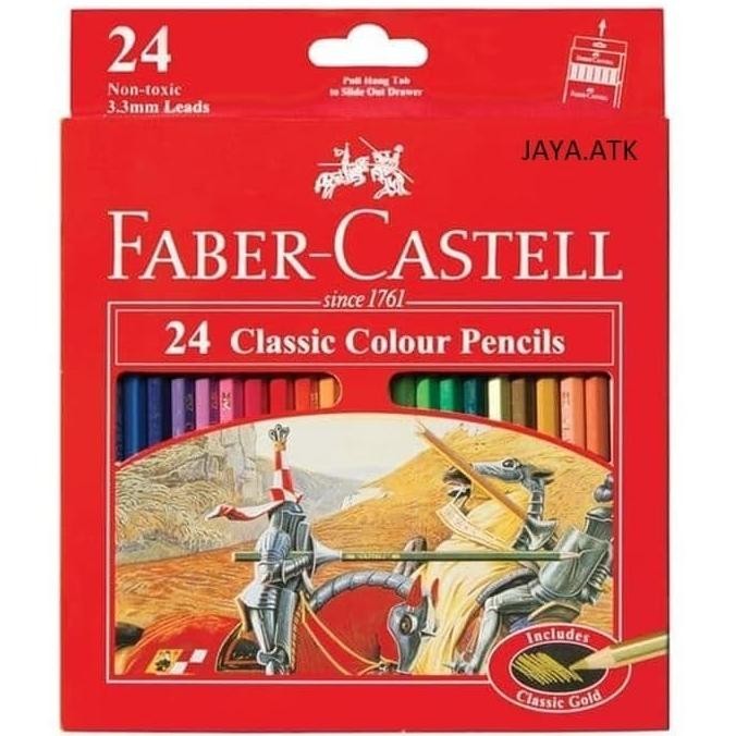 

Recomend PENSIL WARNA 24 WARNA FABER CASTELL KLASIK COLOUR PENCILS FABER CASTEL ..