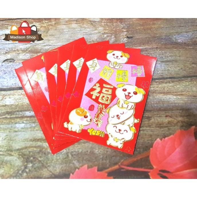 

Trend 3751 Angpao Tahun Baru 2018 Anjing Dekorasi Imlek Red Pocket Hongbao Pengiriman Cepat
