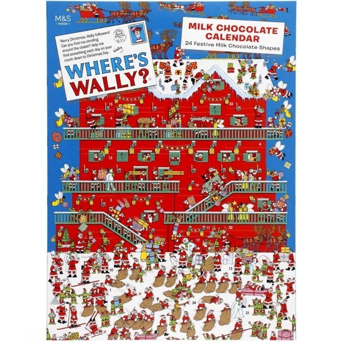 

MARKS & SPENCER M&S Where's Wally Milk Chocolate Advent Calendar 80g