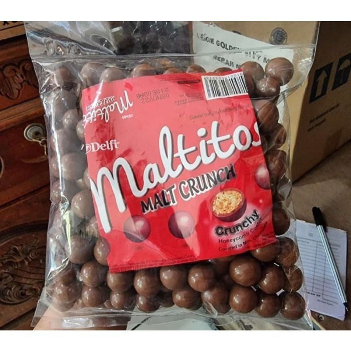 

Coklat Delfi Maltitos Crunch Kiloan