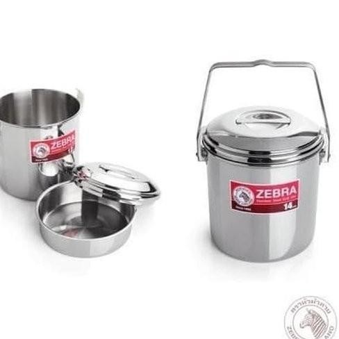 Rantang Tunggal Stainless Zebra - THAILAND