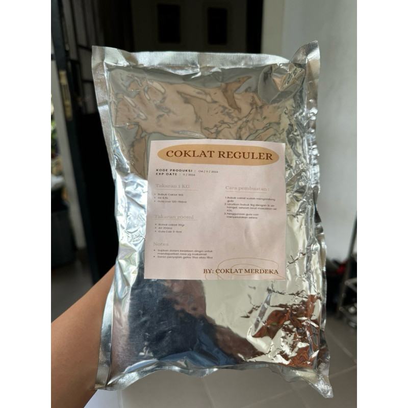 

Coklat Reguler (Dengan Gula) 1Kg
