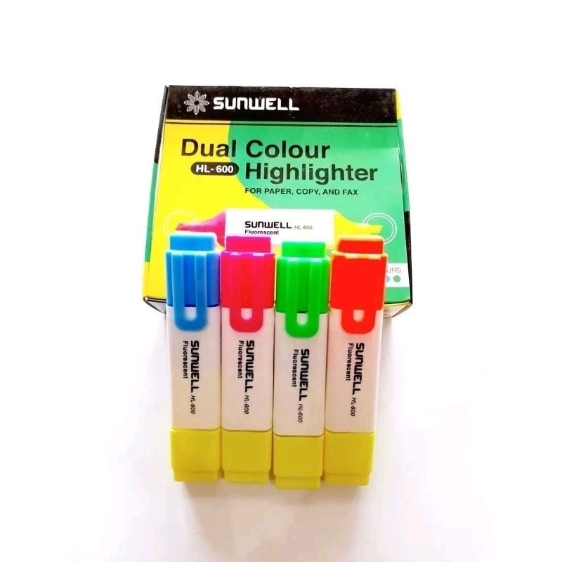 

HIGHLIGHTER STABILO SUNWELL 2 warna bolak balik H-L600