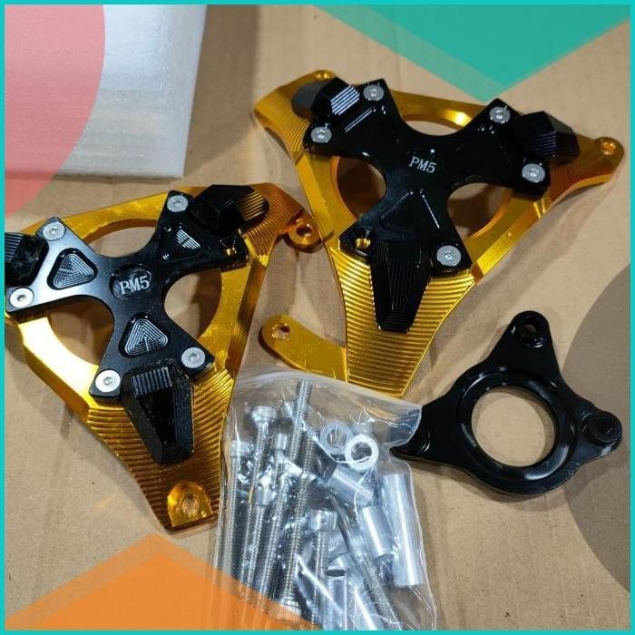 cover mesin engine blok kanan kiri set full cnc vixion new r15 xabre 1