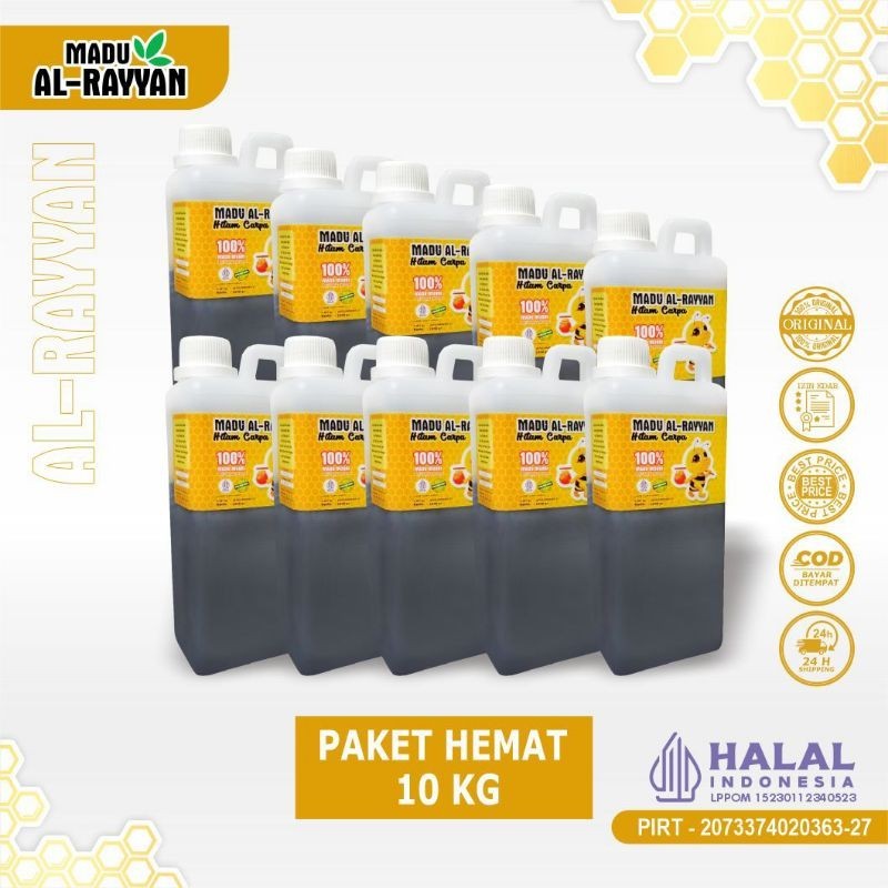 

Madu Hitam Carpa 10Kg | Madu Al-rayyan