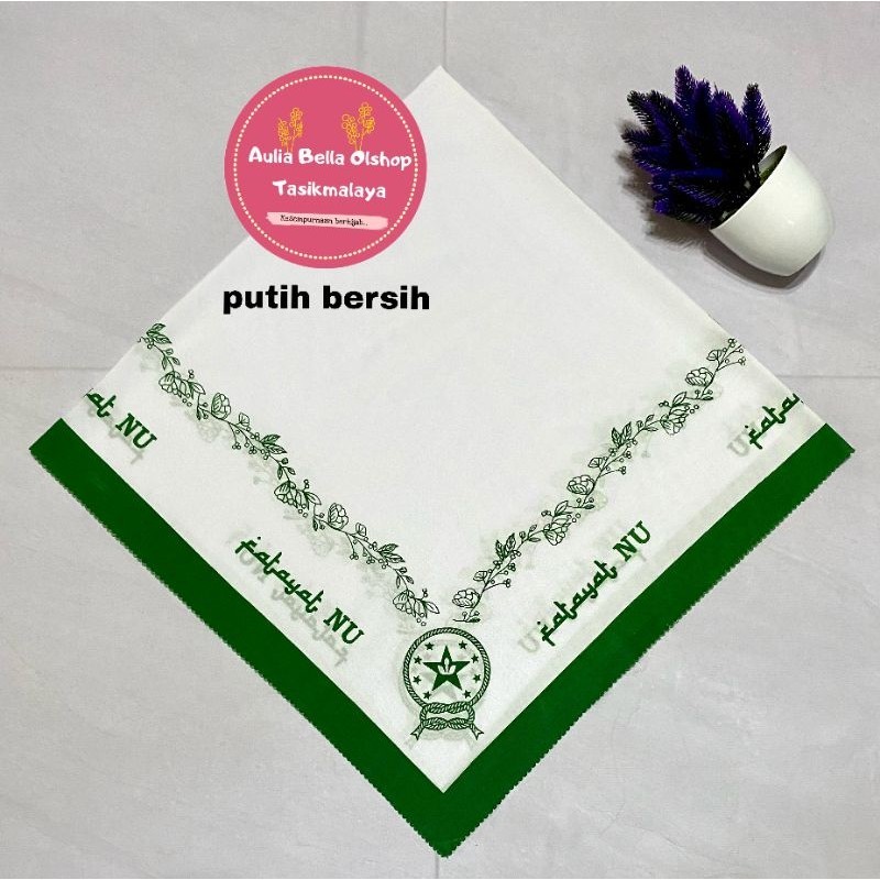 HIJAB FATAYAT NU WARNA PUTIH BERSIH // PUTIH TULANG BW  // HIJAB SEGIEMPAT FATAYAT NU TERLARIS