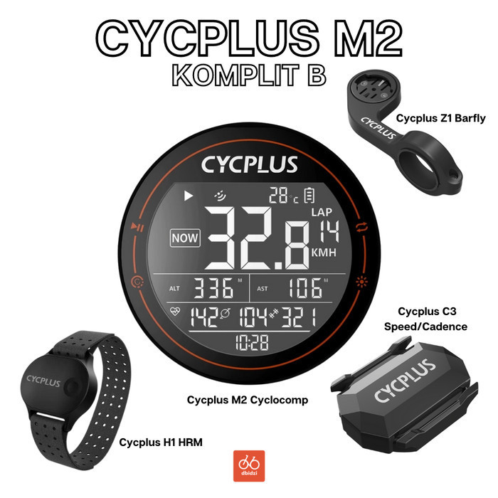 Cycplus M2 Cyclocomp Cyclo Computer Speedometer Sepeda Roadbike