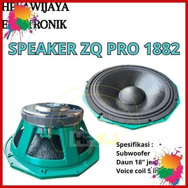 speaker kompone zq pro 18" 1882 speaker speker zqpro 18 inch 1882 (kwj)